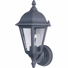 Maxim Westlake Cast 1-LT Outdoor Wall Lantern - Black - 1002BK