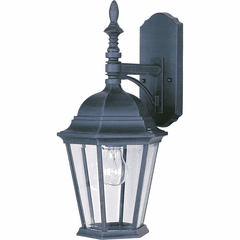 Maxim Westlake Cast 1-LT Outdoor Wall Lantern - Black - 1004BK