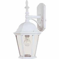Maxim Westlake Cast 1-LT Outdoor Wall Lantern - White - 1004WT