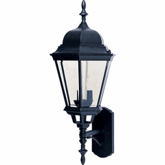 Maxim Westlake Cast 3-LT Outdoor Wall Lantern - Black - 1006BK