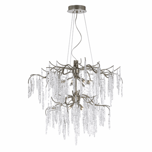 Maxim Willow 12-LT Multi-Tier Chandelier - Silver Gold - 26288ICSG