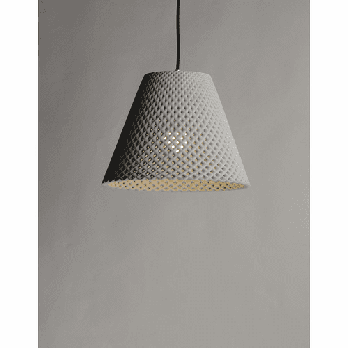 Maxim Woven 1-Light Pendant - Gray / Black - 10145GYBK