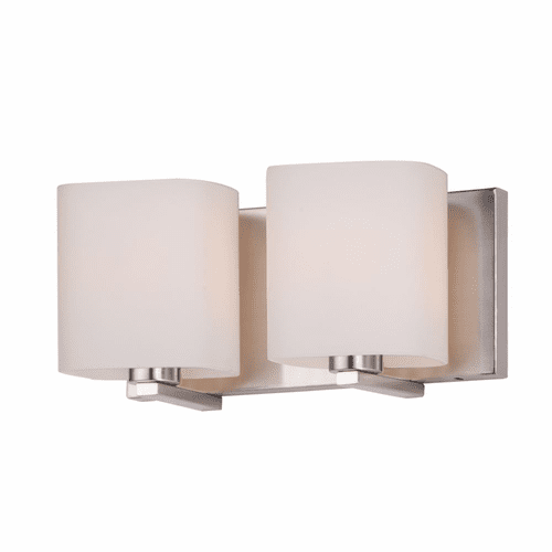 Maxim Wrap 2-LT Bath Vanity Light - Satin Nickel - 11252SWSN