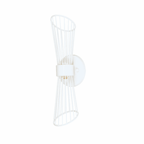 Maxim Zeta LED 2-LT Wall Sconce - Matte White - 24171MW