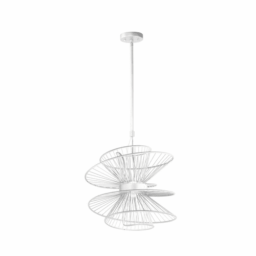 Maxim Zeta Medium LED 2-LT Pendant - Matte White - 24174MW
