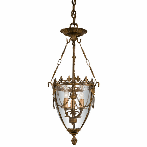 Metropolitan 3-LT Foyer Pendant - Oxide Brass - N2337-OXB
