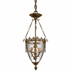 Metropolitan 3-LT Foyer Pendant - Oxide Brass - N2337-OXB