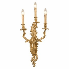 Metropolitan 3-LT Wall Sconce - Heirloom Gold - N9650