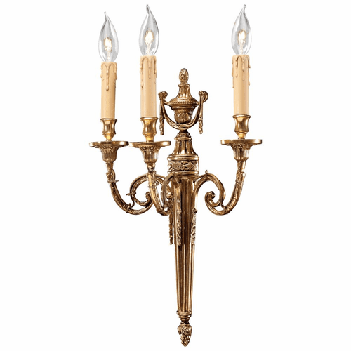 Metropolitan 3-LT Wall Sconce - Stained Gold - N9603