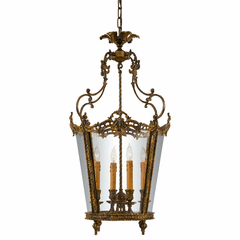 Metropolitan 4-LT Foyer Pendant - Oxide Brass - N851204-OXB Metropolitan 4-LT Foyer Pendant - Oxide Brass - N851204-OXB