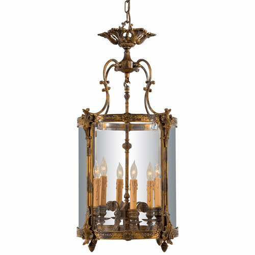 Metropolitan 6-LT Foyer Pendant - Oxide Brass - N2338-OXB