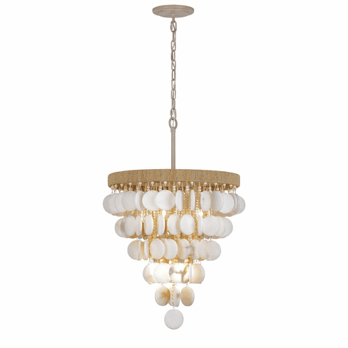 Metropolitan Aurelia's Cove 20In 8 Light Pendant - Natural White - N1917-759