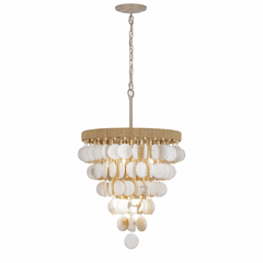 Metropolitan Aurelia's Cove 20In 8 Light Pendant - Natural White - N1917-759