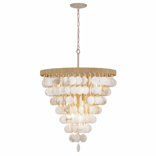 Metropolitan Aurelia's Cove 30In 12 Light Pendant - Natural White - N1918-759
