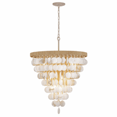 Metropolitan Aurelia's Cove 30In 12 Light Pendant - Natural White - N1918-759