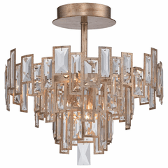 Metropolitan Bel Mondo 5-LT Semi Flush - Luxor Gold - N6672-274