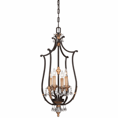 Metropolitan Bella Cristallo 4-LT Pendant - French Bronze - N6644-258B