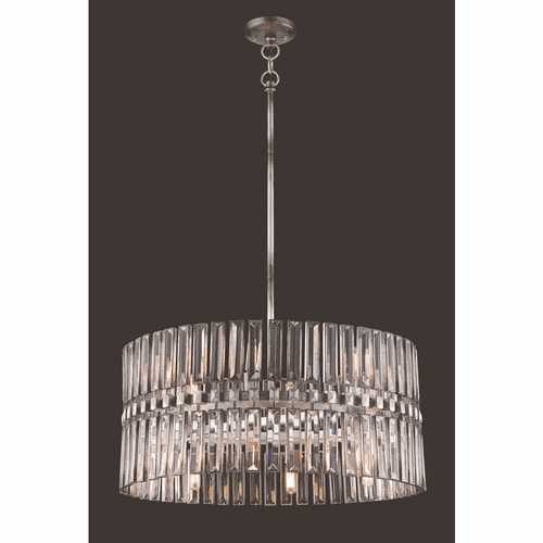 Metropolitan Belle Aurore 12-LT Pendant - Shadow Silver Leaf - N7712-700