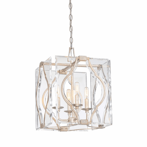 Metropolitan Brenton Cove 4-LT Pendant - Gold Mist Gold Leaf - N7763-683