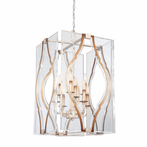 Metropolitan Brenton Cove 8-LT Pendant - Gold Mist Gold Leaf - N7768-683