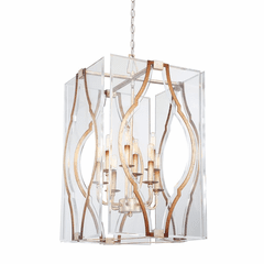 Metropolitan Brenton Cove 8-LT Pendant - Gold Mist Gold Leaf - N7768-683