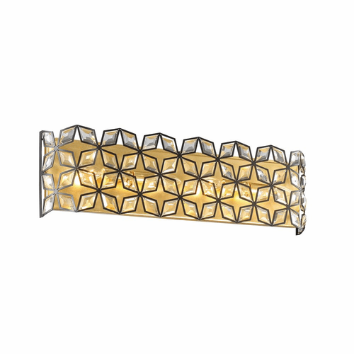 Metropolitan Brookcrest 4-LT Bath Vanity - Sand Coal W/ Gold Leaf - N7844-711