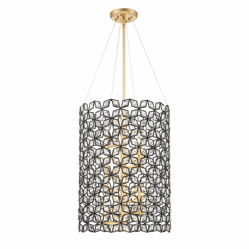 Metropolitan Brookcrest 8-LT Foyer Pendant - Sand Coal - N7847-711