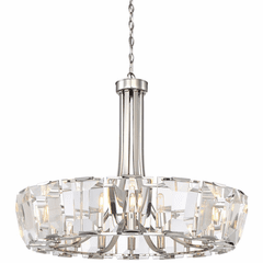 Metropolitan Castle Aurora 16-LTChandelier - Plshd Nickel - N6986-613