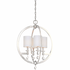 Metropolitan Chadbourne 4-LT Pendant - Polished Nickel - N6840-613