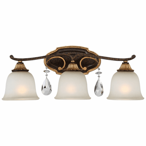 Metropolitan Chateau Nobles 3-LT Bath Light - Raven Bronze - N1463-652