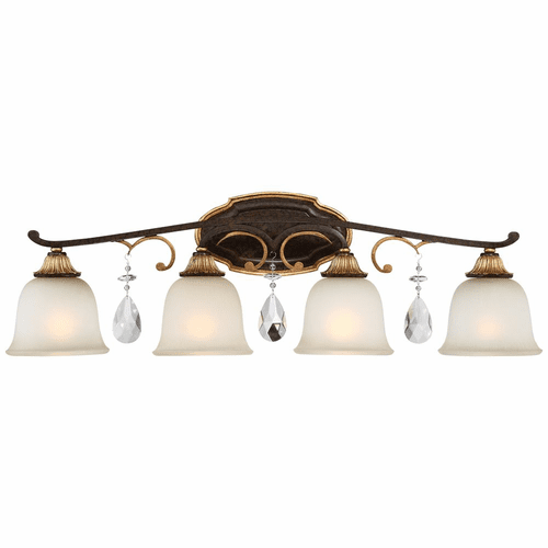 Metropolitan Chateau Nobles 4-LT Bath Light - Raven Bronze - N1464-652