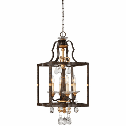 Metropolitan Chateau Nobles 4-LT Pendant - Raven Bronze - N6463-652