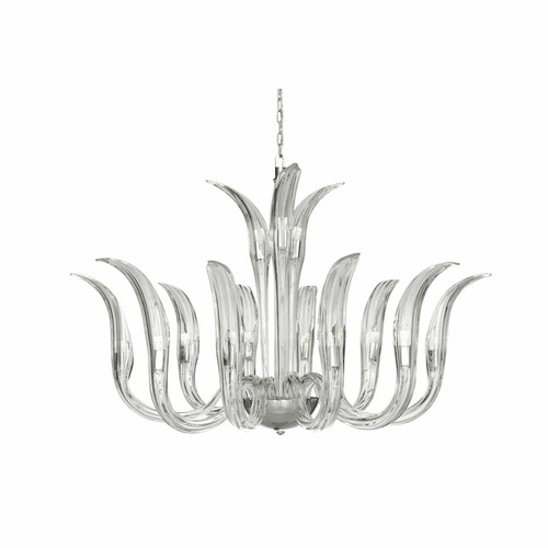 Metropolitan Cisne 13 Light Chandelier - Polished Nickel - N9313