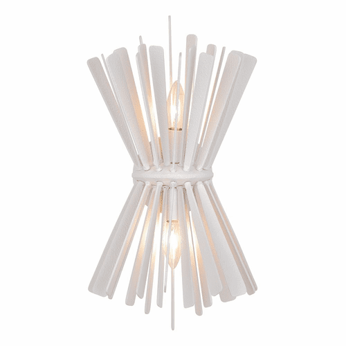 Metropolitan Confluence 2 Light Wall Sconce - Piastra White - N1902-792