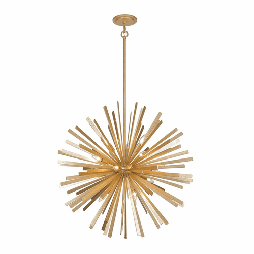 Metropolitan Confluence 34In 16 Light Pendant - Piastra Gold - N1908-785