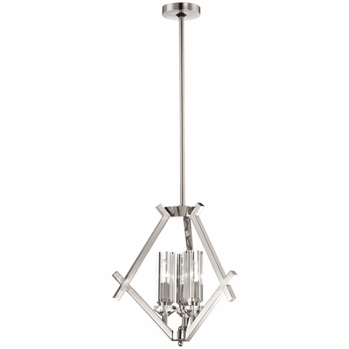 Metropolitan Fusano 3-LT Mini Chandelier - Polished Nickel - N6832-613