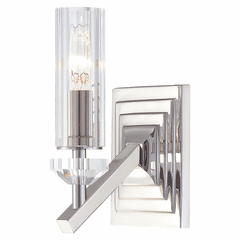 Metropolitan Fusano Collection Wall Sconce - Polished Nickel - N2651-613 Metropolitan Fusano Collection Wall Sconce - Polished Nickel - N2651-613