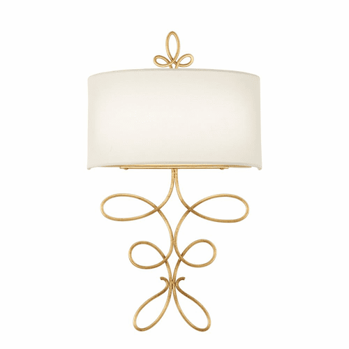 Metropolitan Gianella 2-LT LED Wall Sconce - Ardent Gold Leaf - N7910-696-L