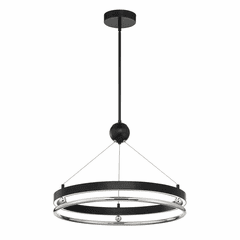 Metropolitan Grande Illusion LED Pendant - Coal w/Nickel - N7993-572-L