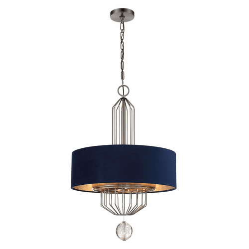 Metropolitan Grandeur 6 Light Pendant - Aged Antique Nickel - N7336-889