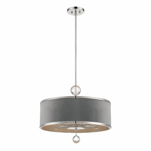 Metropolitan Luxour 5-LT Convertible Pendant - Polished Nickel - N7325-613