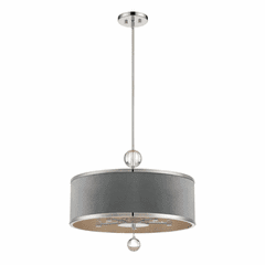 Metropolitan Luxour 5-LT Convertible Pendant - Polished Nickel - N7325-613 Metropolitan Luxour 5-LT Convertible Pendant - Polished Nickel - N7325-613