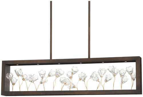 Metropolitan Maison Des Fleurs LED Island Light - Regal Bronze/Gold - N7966-730-L