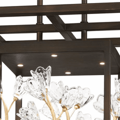 Metropolitan Maison Des Fleurs LED Pendant - Regal Bronze W/Gold - N7963-730-L