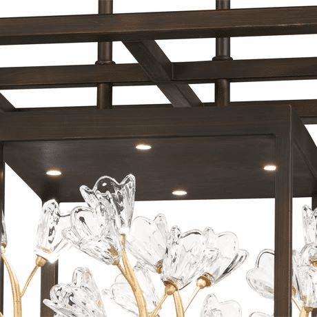 Metropolitan Maison Des Fleurs LED Pendant - Regal Bronze W/Gold - N7963-730-L