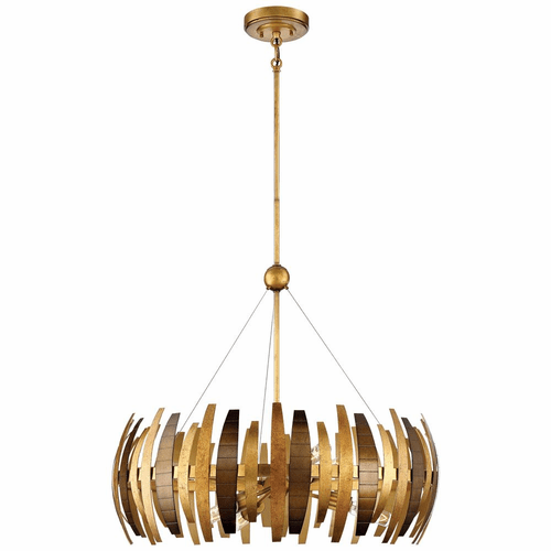 Metropolitan Manitou 6-LT Chandelier - Ardor Gold - N7837-659