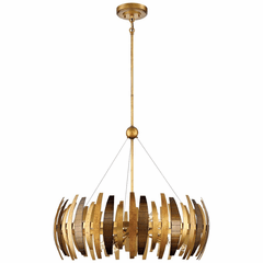 Metropolitan Manitou 6-LT Chandelier - Ardor Gold - N7837-659