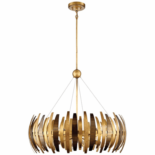 Metropolitan Manitou 8-LT Chandelier - Ardor Gold - N7839-659