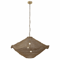 Metropolitan Marseille Robin Baron - 3 Light Pendant - Brass Antique - N1763-752