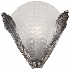 Metropolitan Metropolitan Family 1-LT Wall Sconce - Platinum - N950496-54B Metropolitan Metropolitan Family 1-LT Wall Sconce - Platinum - N950496-54B